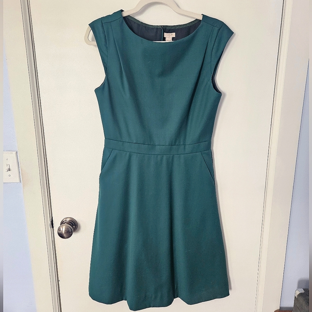J. Crew Green Dress
